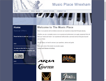 Tablet Screenshot of musicplacewrexham.com